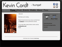 Tablet Screenshot of kevincordt.com